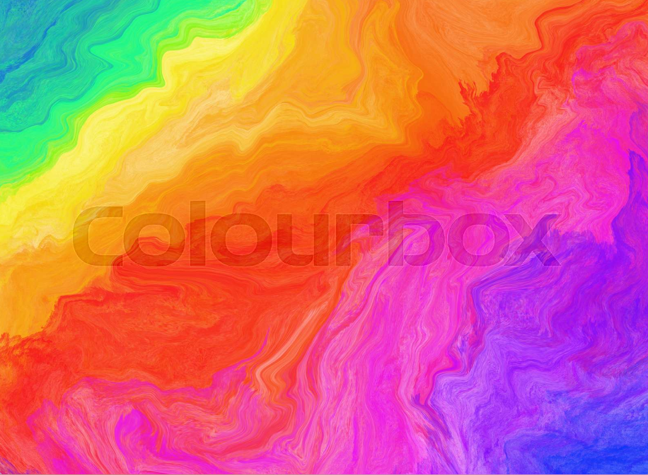 Dusch-Wand - Regenbogen 41583101