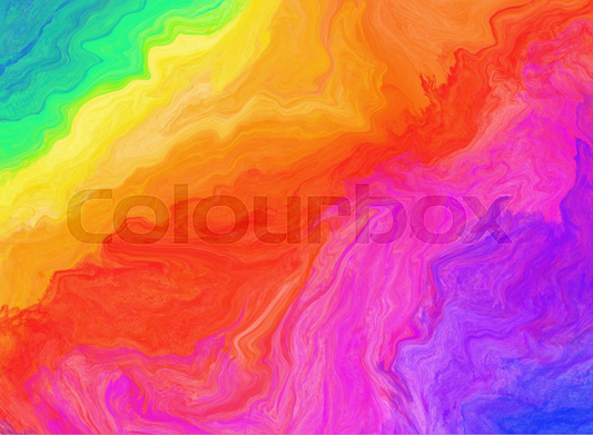 Dusch-Wand - Regenbogen 41583101